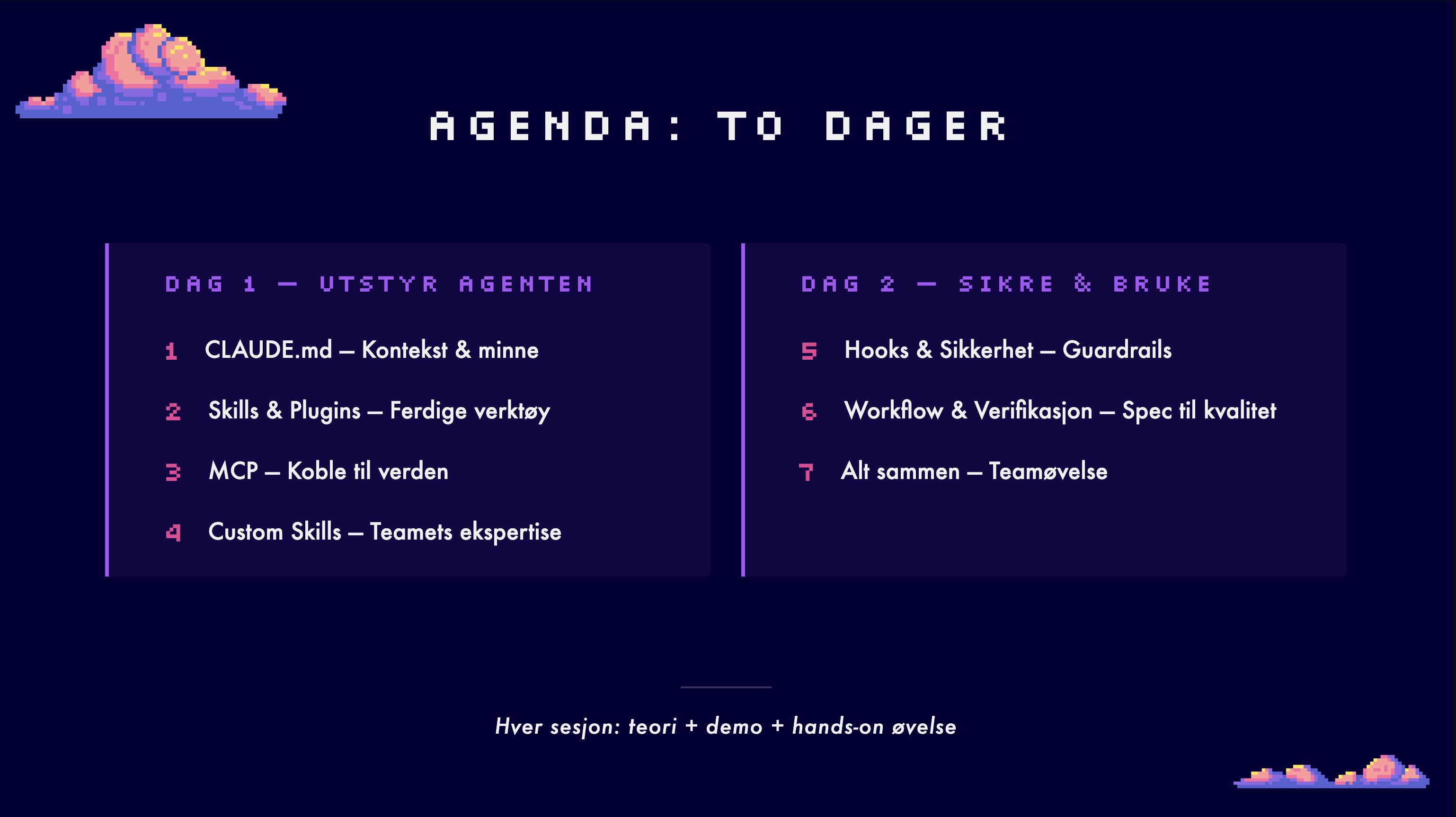 Agenda.