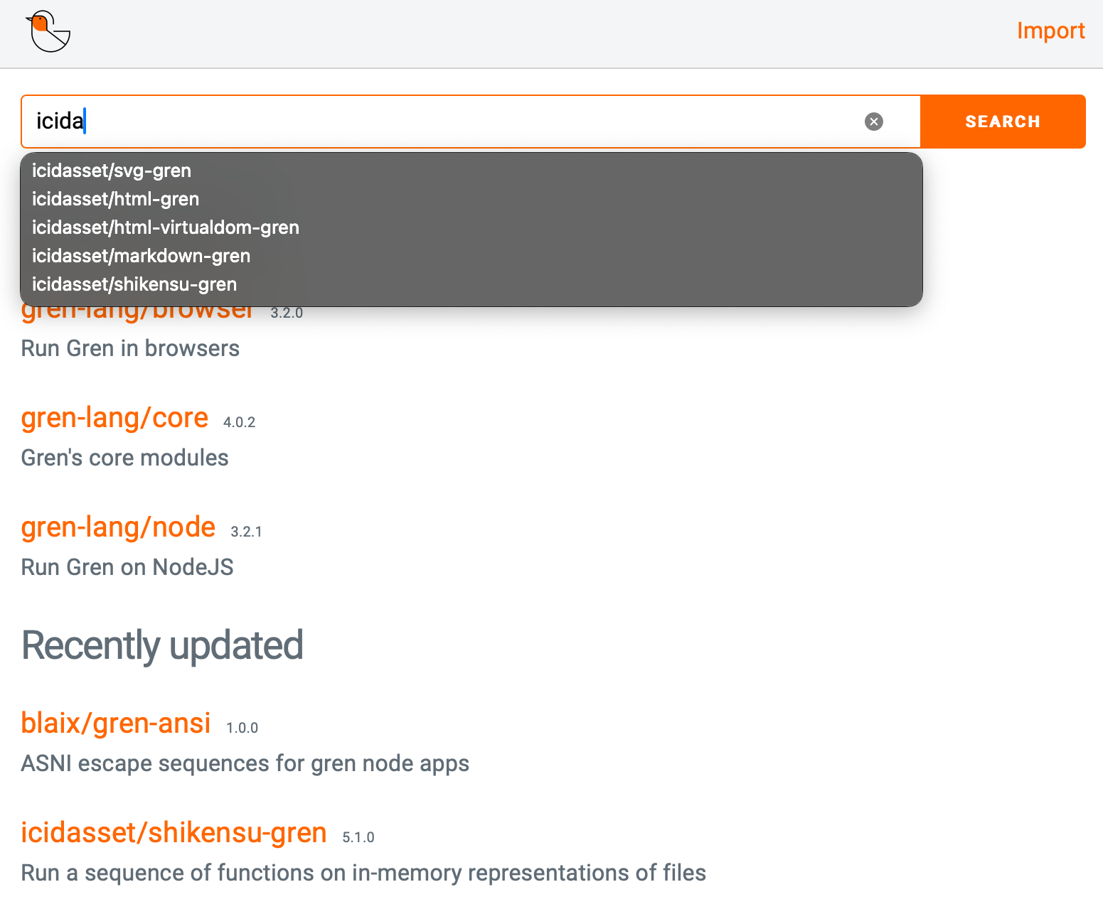 Søkeforslag i ren HTML